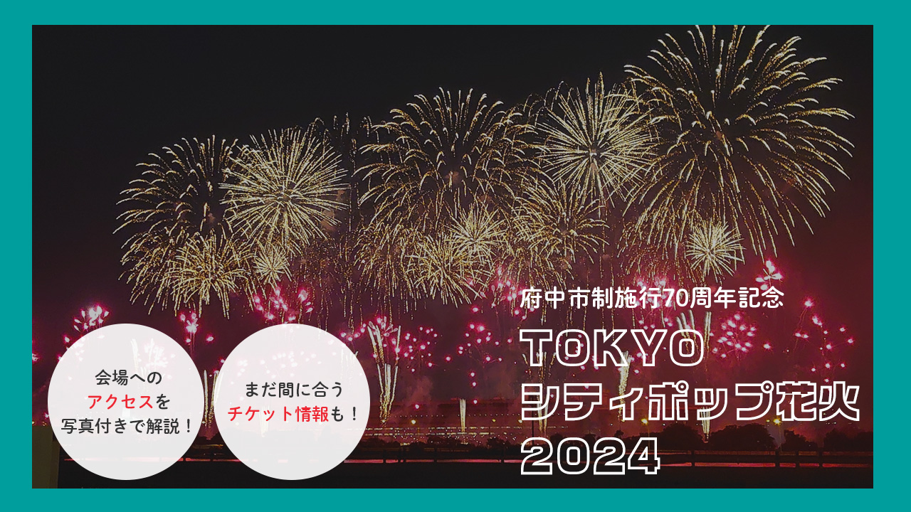 府中市制施行70周年記念 TOKYOシティポップ花火2024